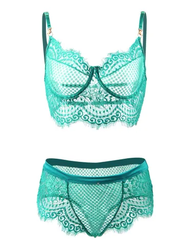 Soutien-gorge balconnet  avec tanga string - du desir au plaisir