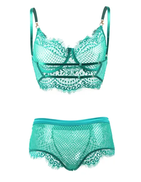 Soutien-gorge balconnet  avec tanga string - du desir au plaisir