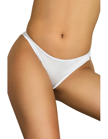 String brésilien blanc réglable - du desir au plaisir