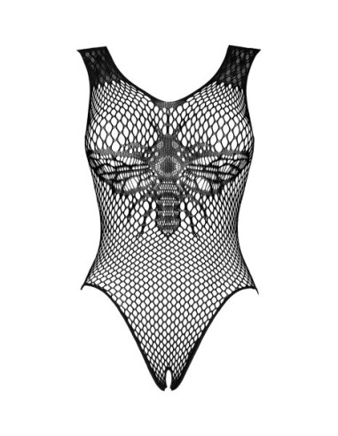 Sublimez votre magnifique silhouette avec le body en résille ouvert par la célèbre marque de lingerie Obs