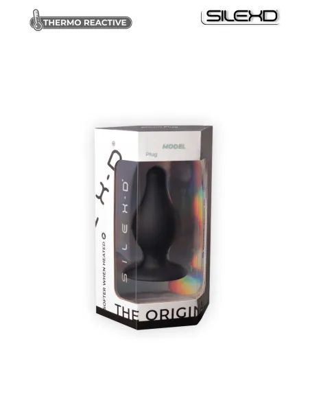 Plug anal thermo réactif noir – sensations chaud / froid - Du Desir Au Plaisir