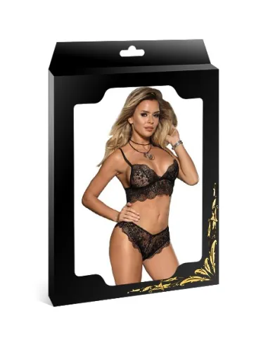 ensemble tout en dentelle noir