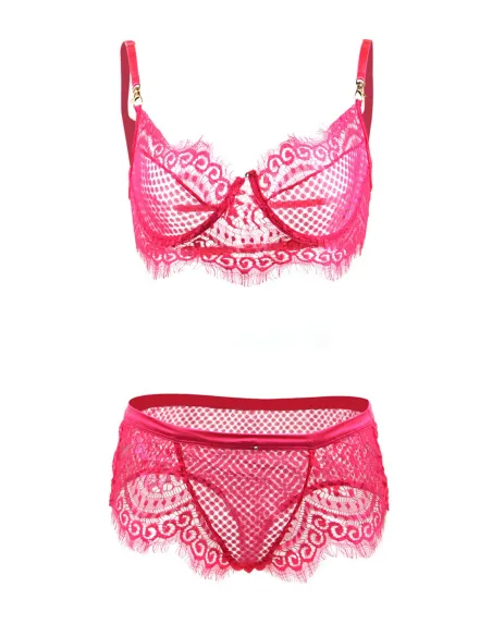 Soutien-gorge balconnet  avec tanga string - du desir au plaisir